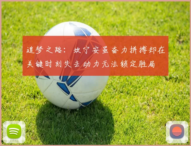 追梦之路：坎宁安虽奋力拼搏却在关键时刻失去动力无法锁定胜局